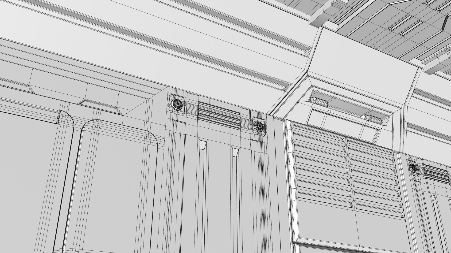 Sci Fi Corridor 3D model_14