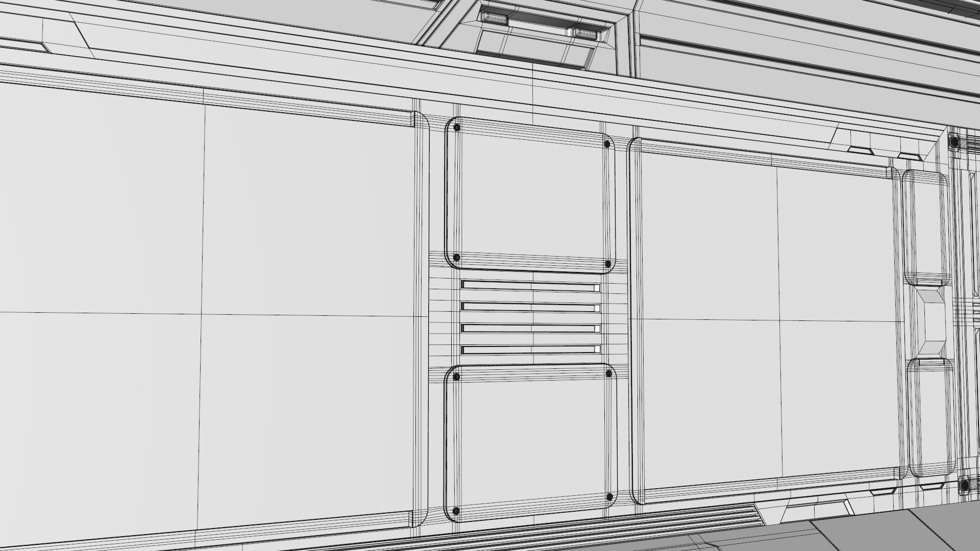 Sci Fi Corridor 3D model_18