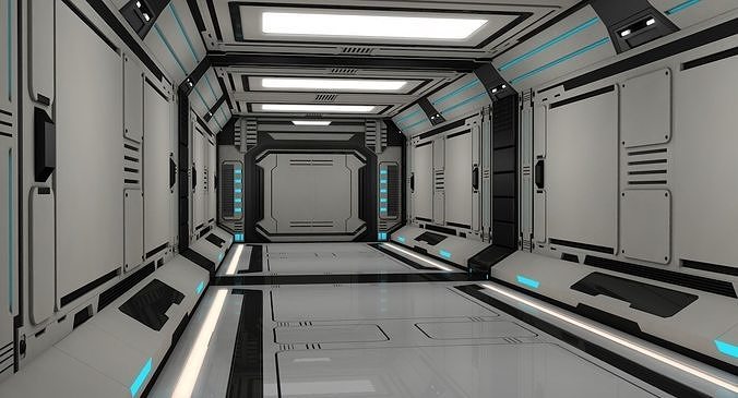 Sci Fi Corridor 3D model