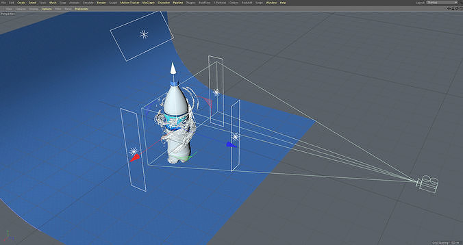 Splash Water Animated 3D model 7