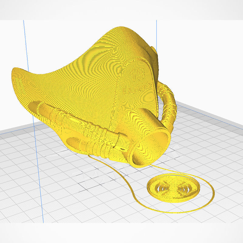 COVID-19 Mask 3D Printing Model 3D print model_4