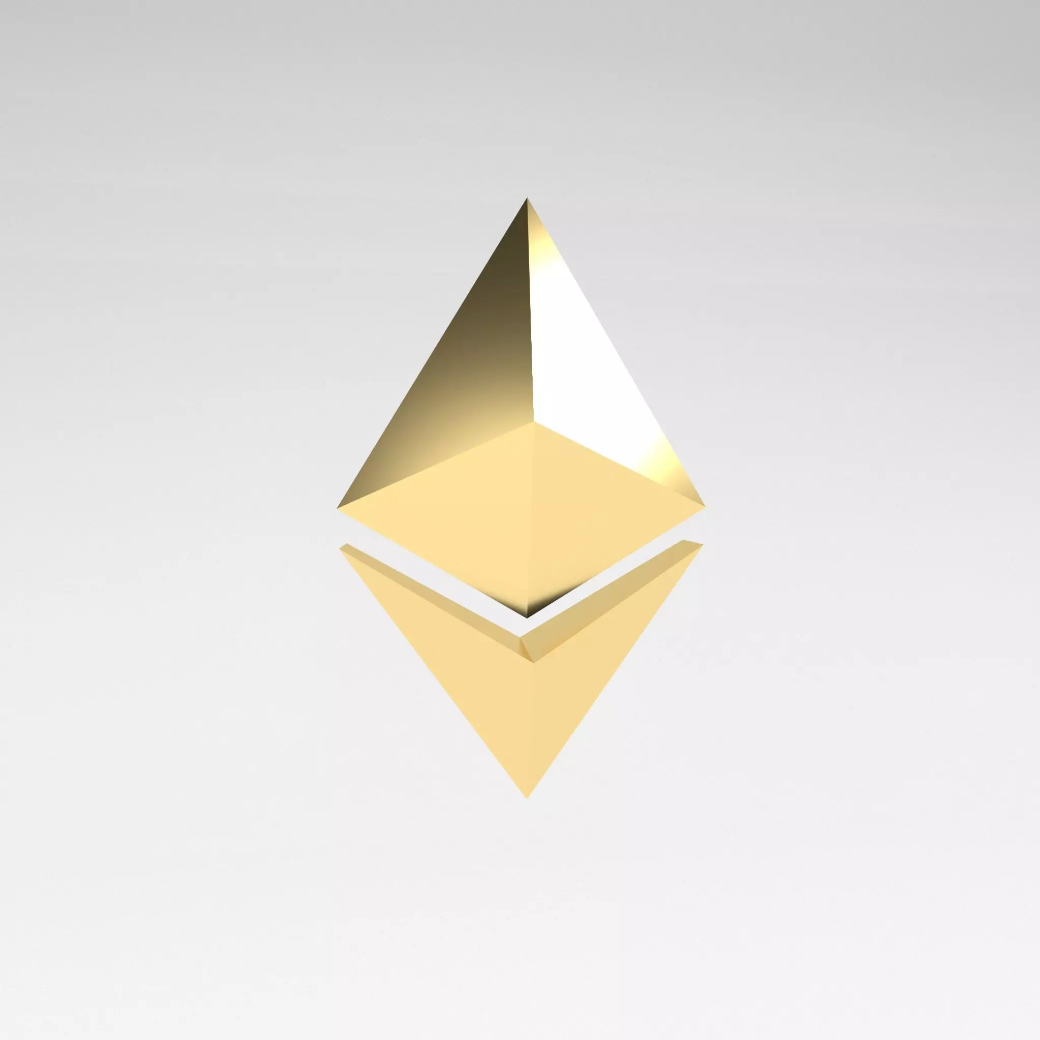 Ethereum v1 009 Low-poly 3D model