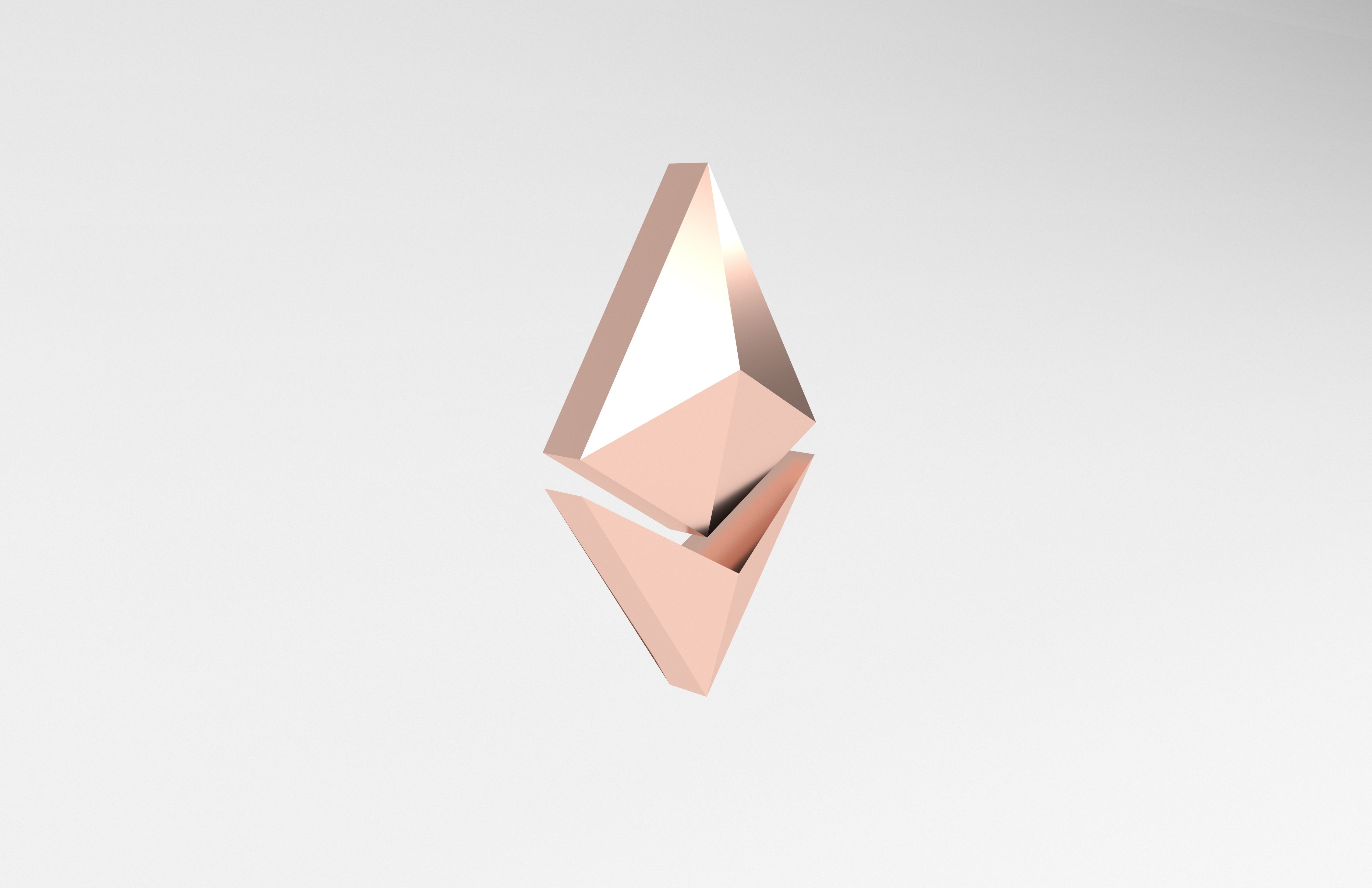 Ethereum v1 011 Low-poly 3D model_3
