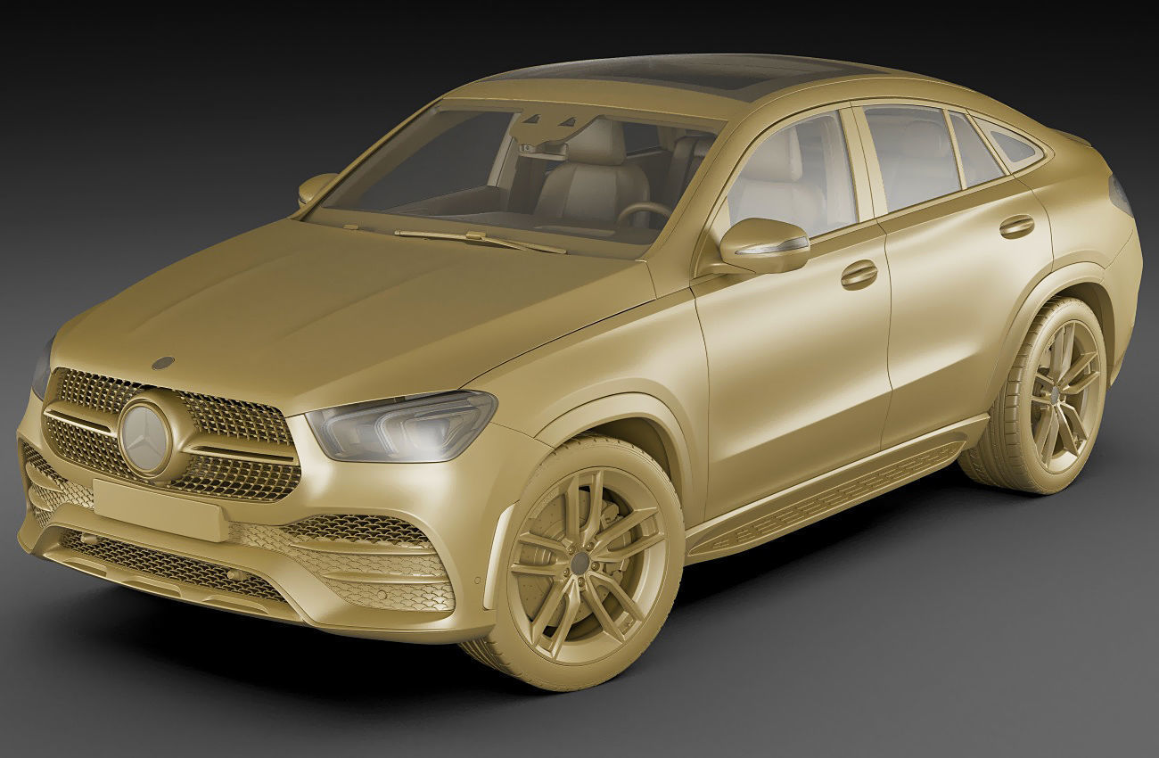 Mercedes-Benz GLE Coupe 2020 3D model_18
