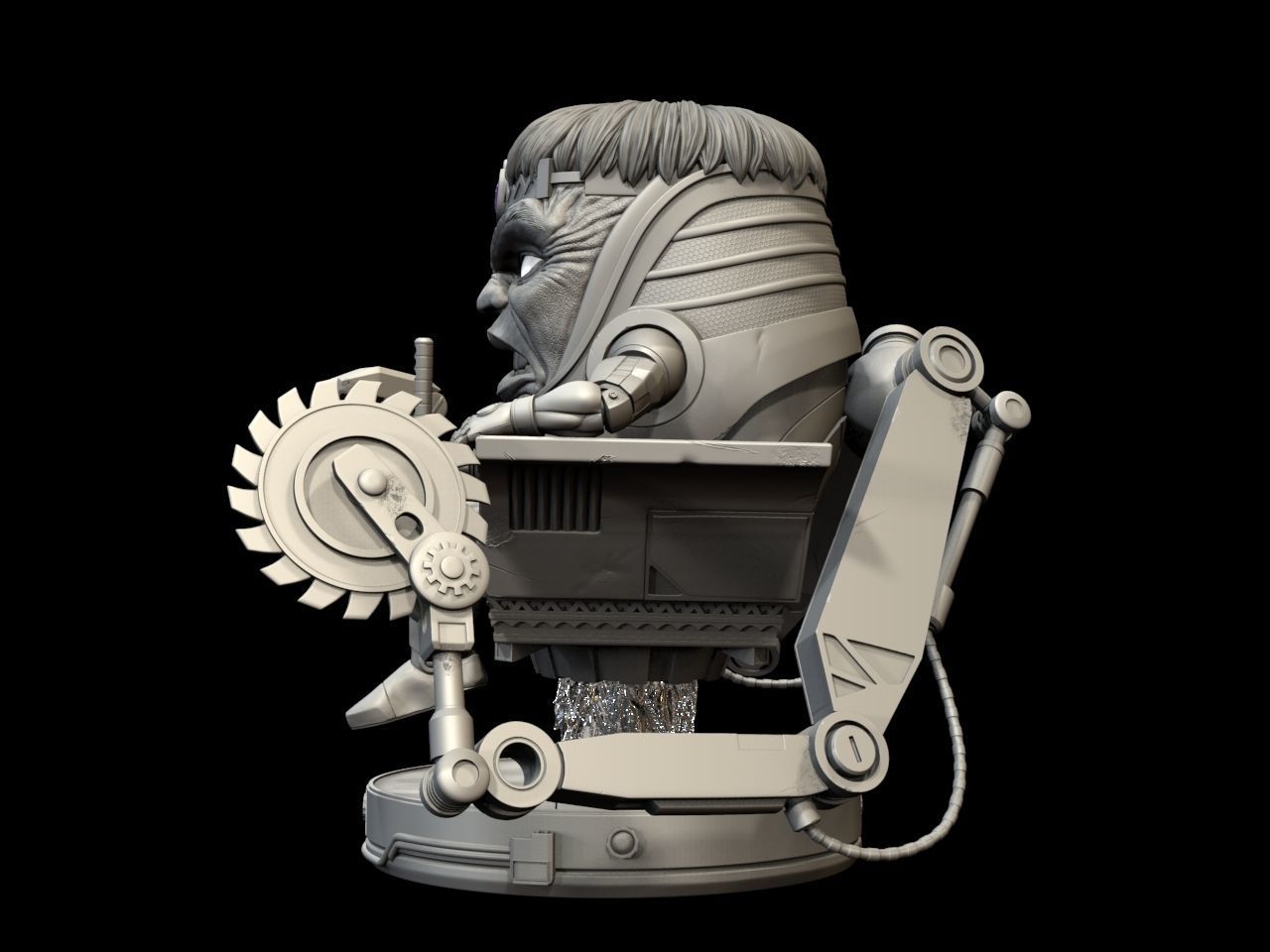 MODOK avengers infinity war statue 3D print model_3