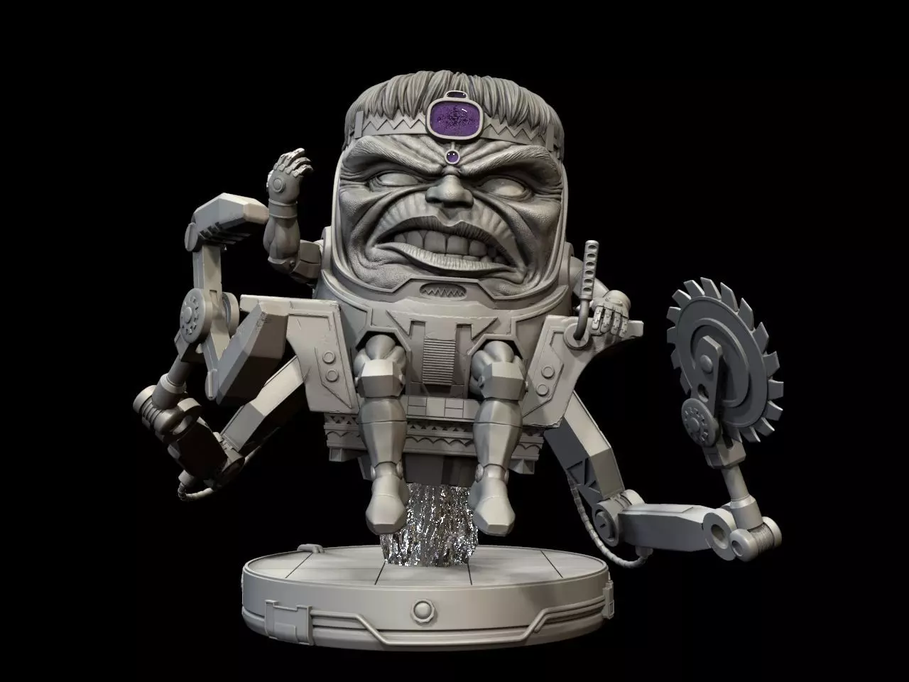 MODOK avengers infinity war statue 3D print model_0