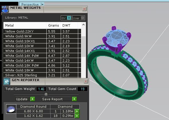 simple engagement ring 3D print model_1
