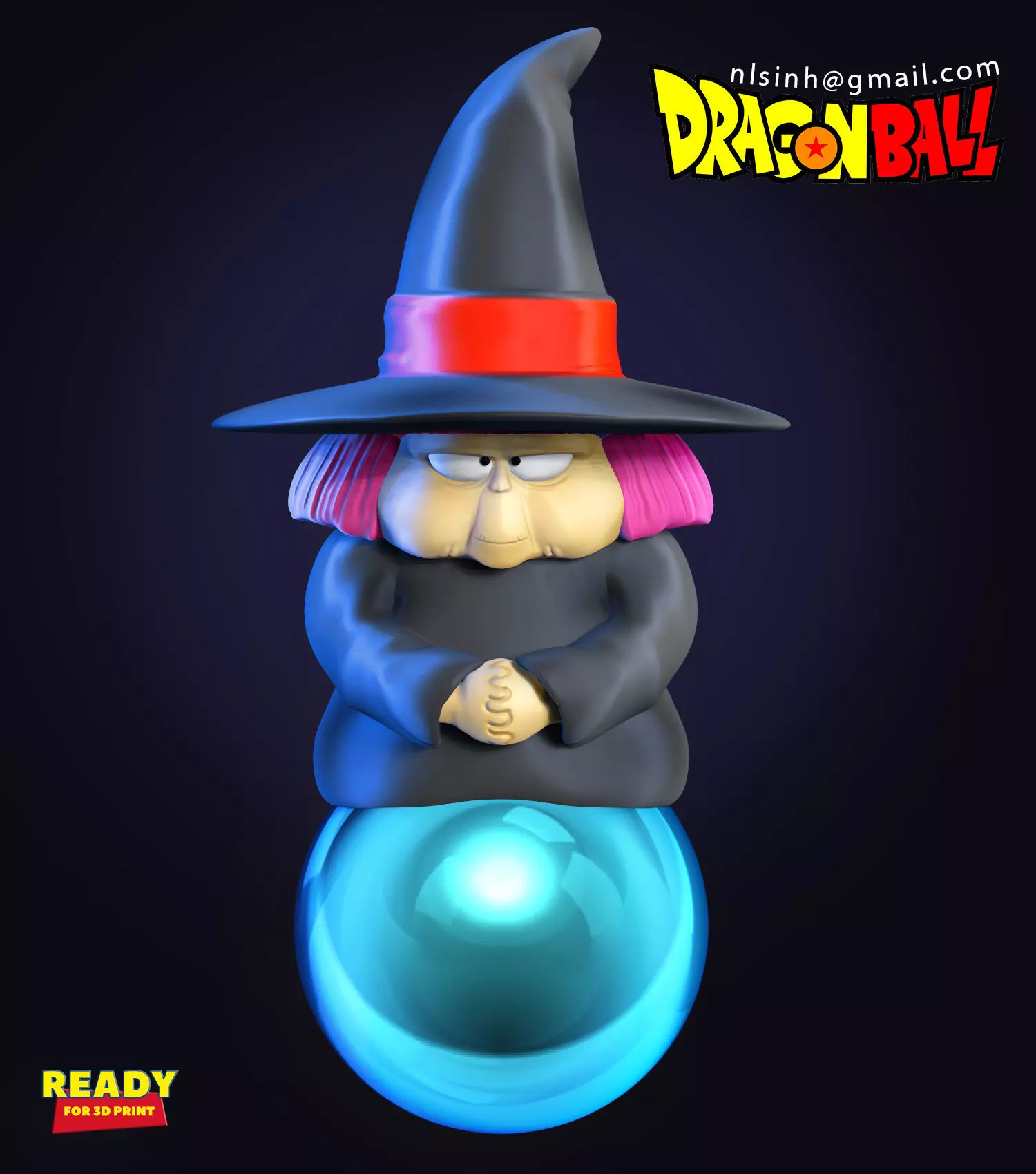 Baba - Dragon Ball Fanart 3D print model