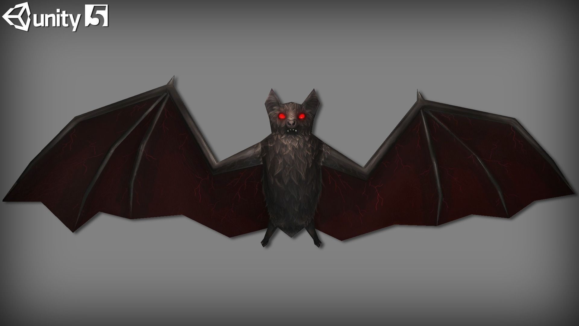 Animated Bats Pack Low-poly 3D model_3