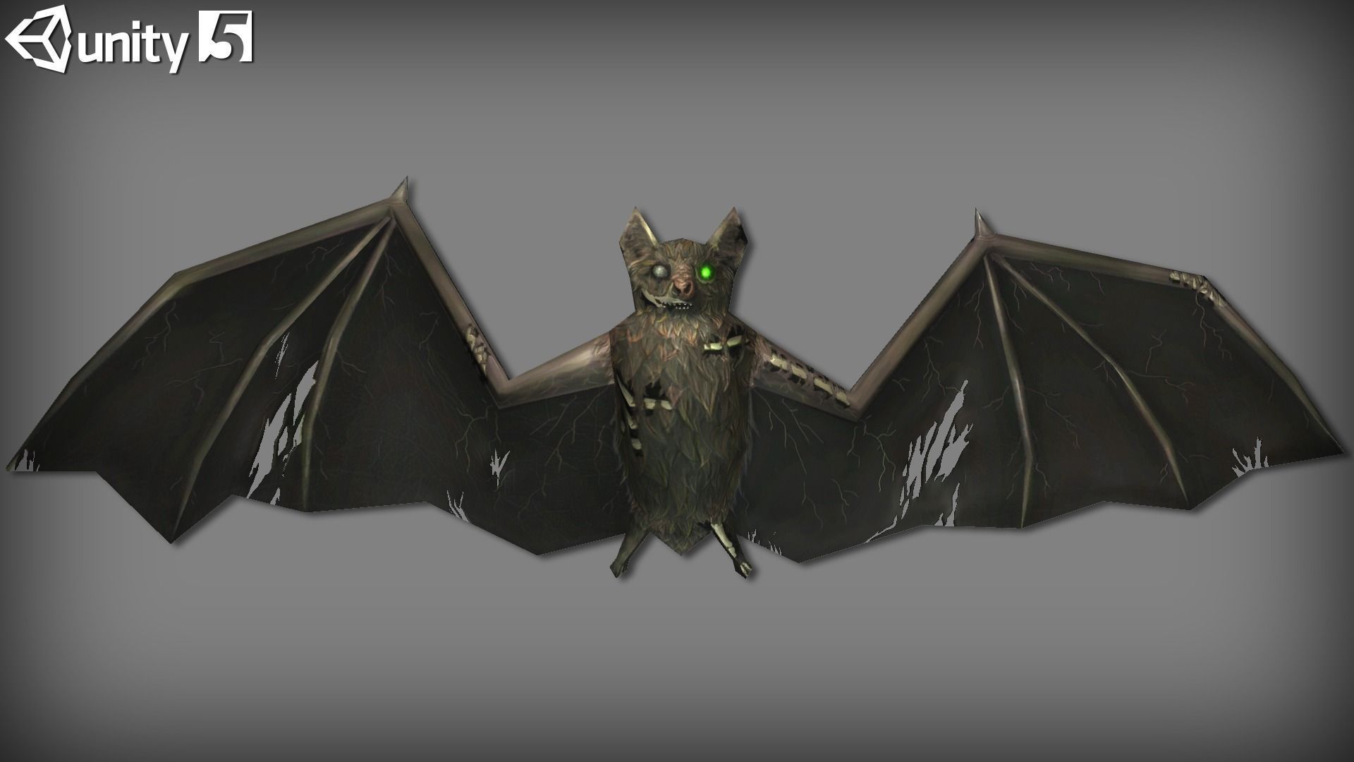 Animated Bats Pack Low-poly 3D model_2