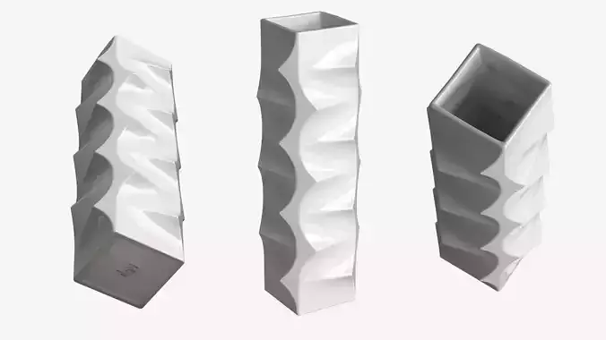 Decor Vase 011 Low-poly 3D model