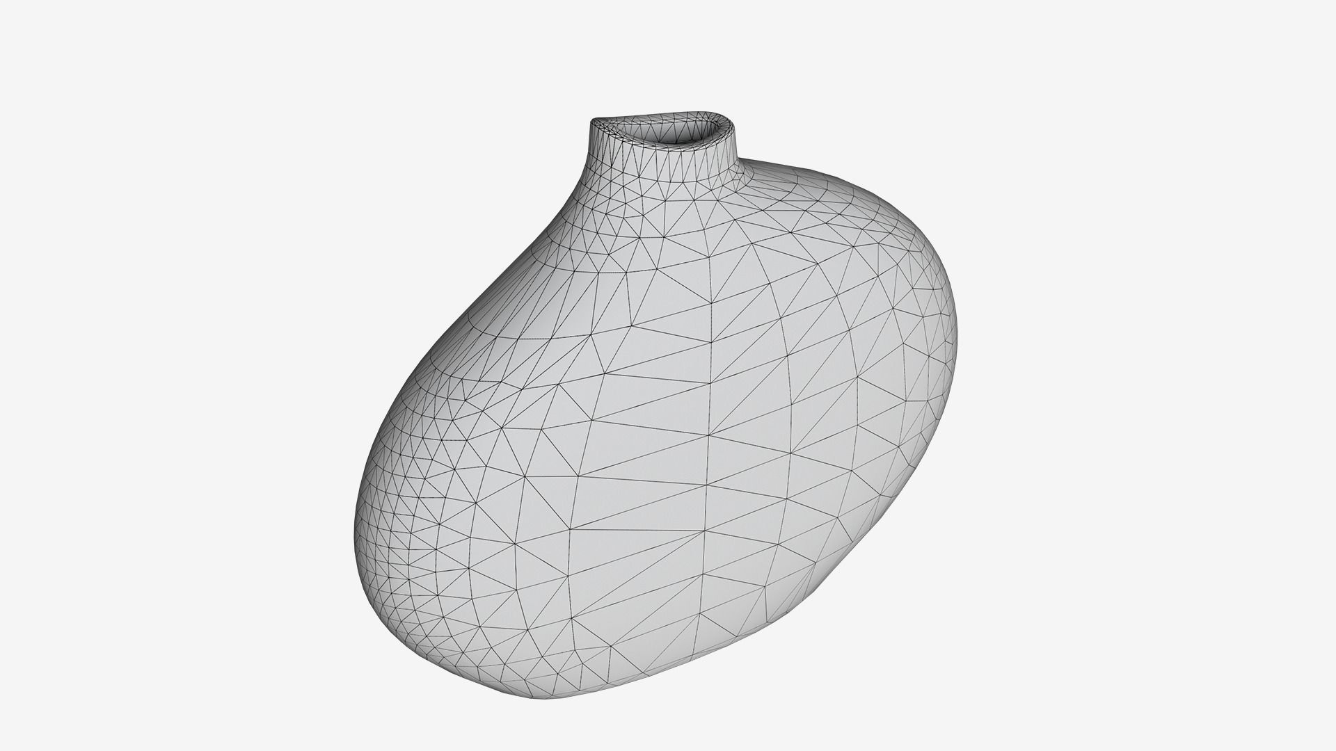 Decor Vase 004 Low-poly 3D model_1