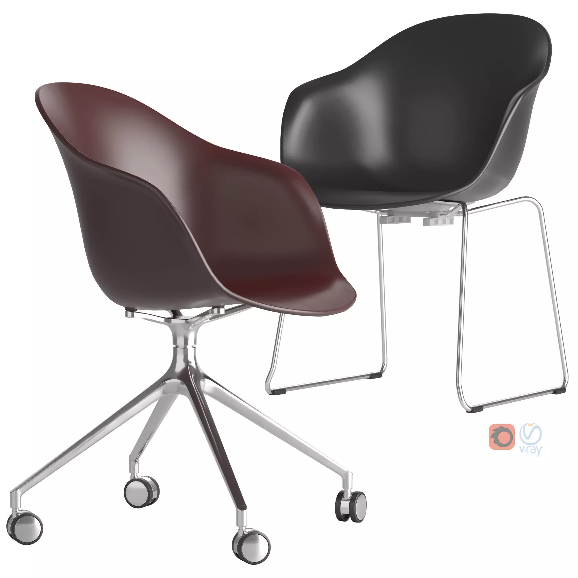 Boconcept-adelaide chair 3D model