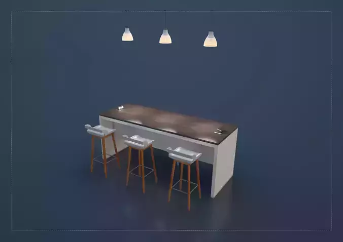 island table 3D model