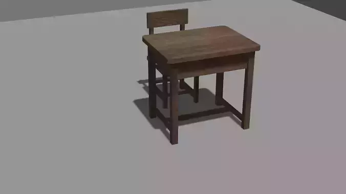 Old School Table Chair