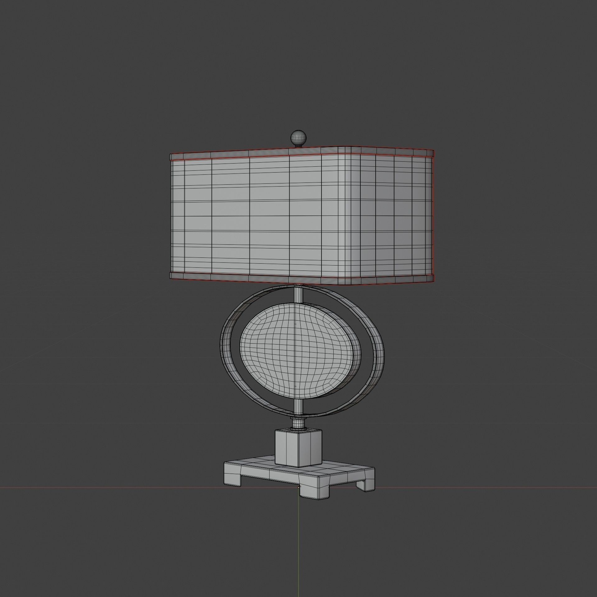UTTERMOST MALIK TABLE LAMP 3D model_7