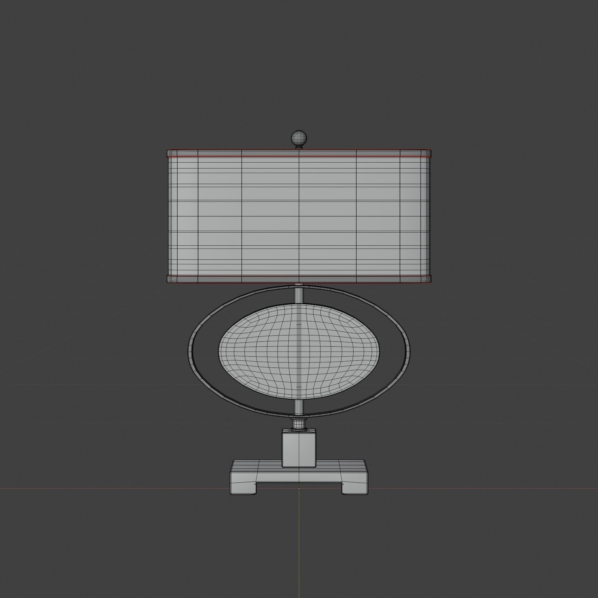 UTTERMOST MALIK TABLE LAMP 3D model_6