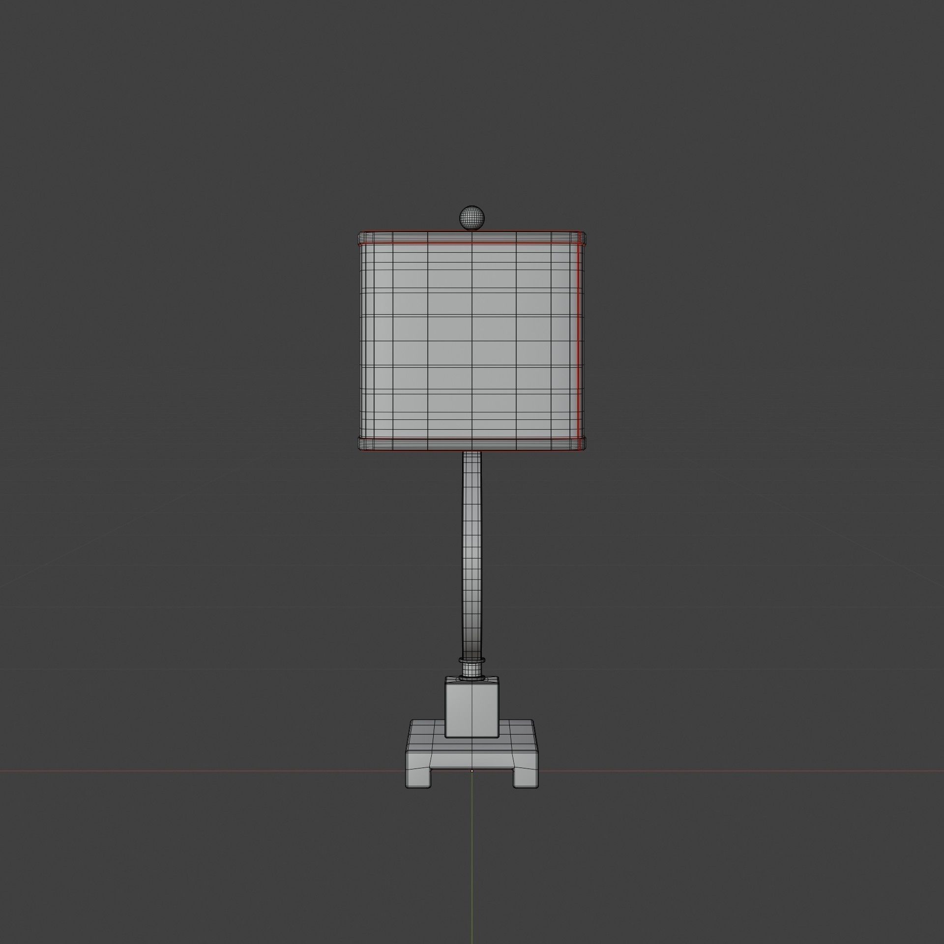 UTTERMOST MALIK TABLE LAMP 3D model_8