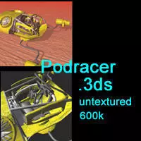 Space Ship Model Free 3D model