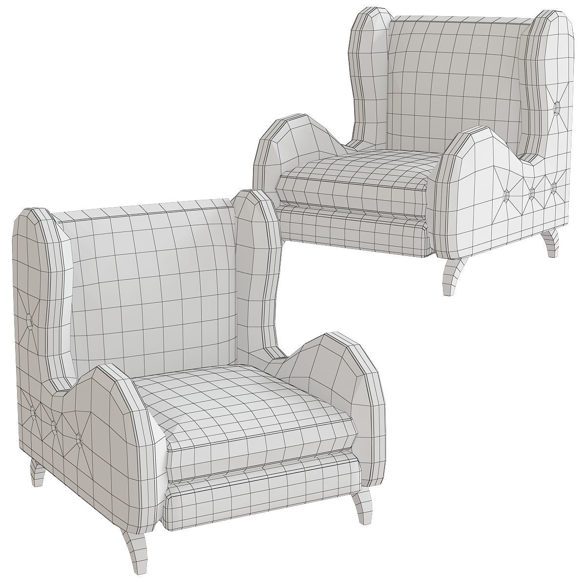 OTTAVIANO LA-967 3d mode Low-poly 3D model_1