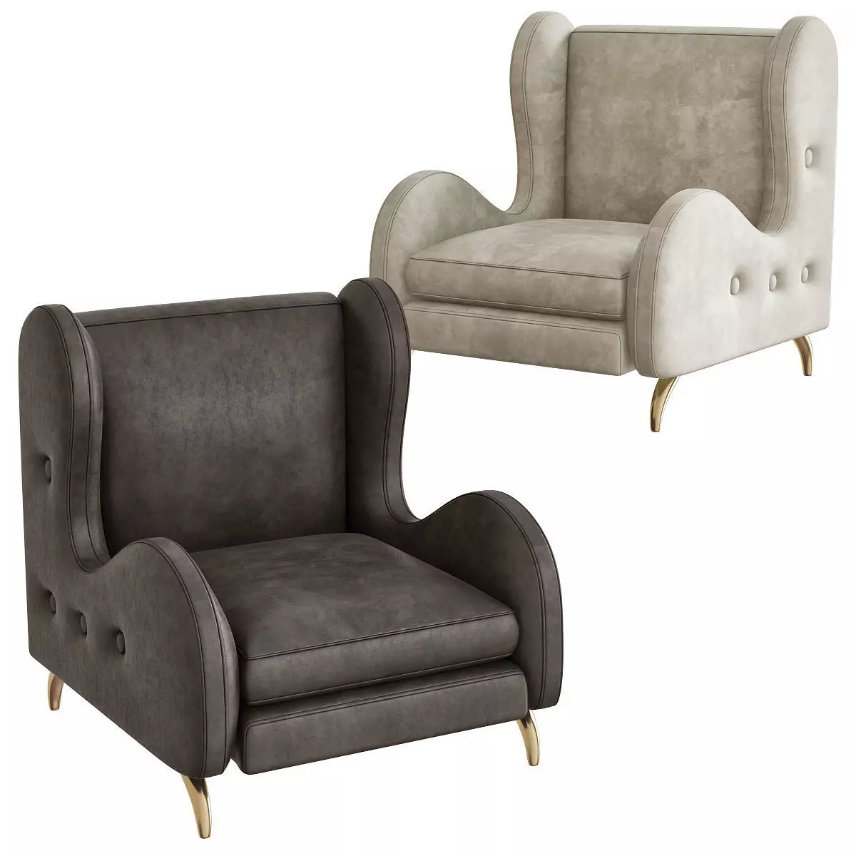 OTTAVIANO LA-967 3d mode Low-poly 3D model_0