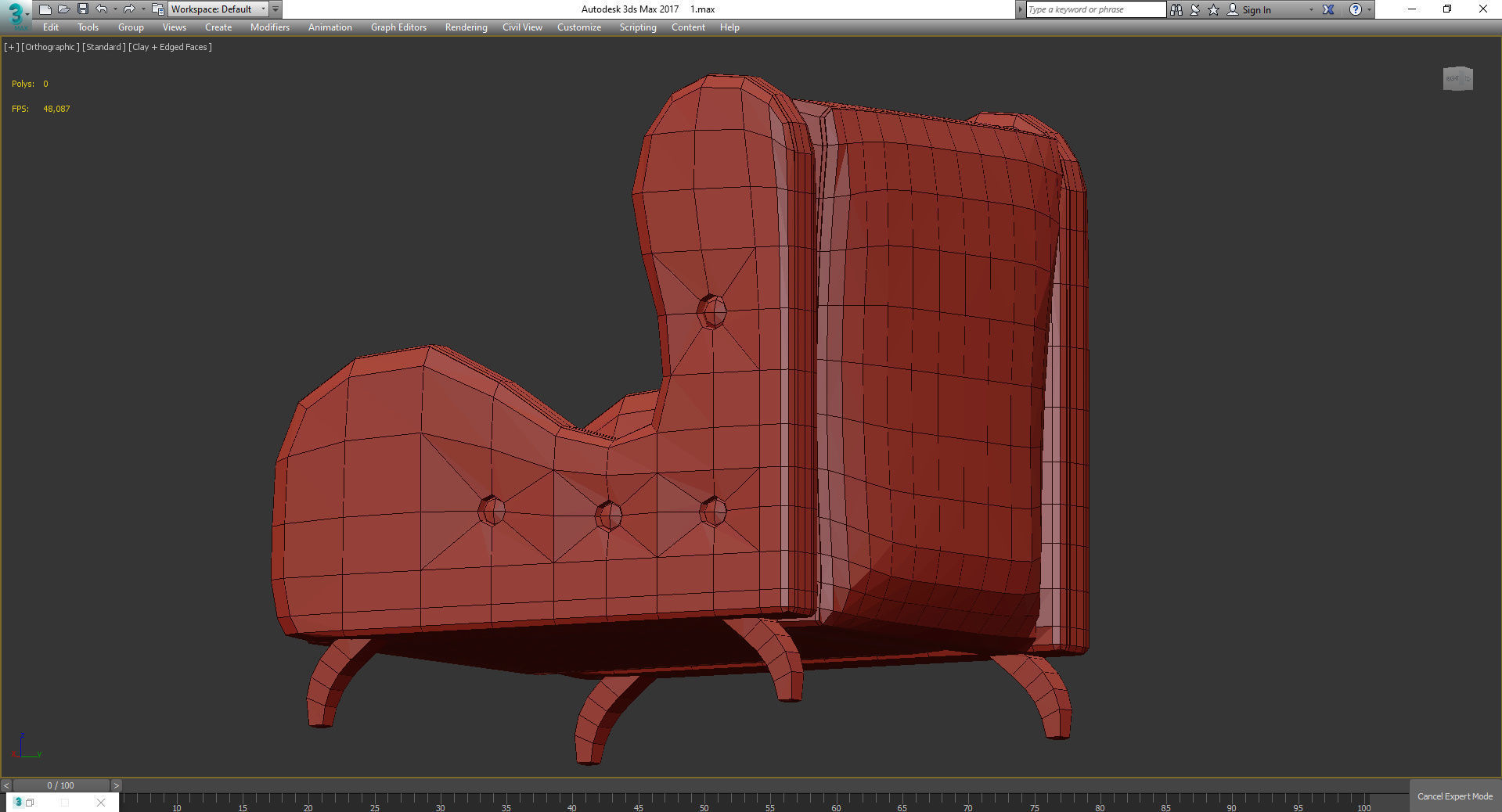 OTTAVIANO LA-967 3d mode Low-poly 3D model_3