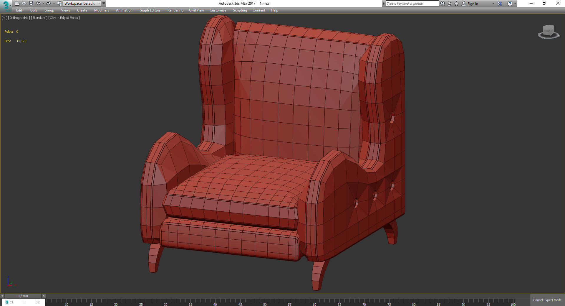 OTTAVIANO LA-967 3d mode Low-poly 3D model_2