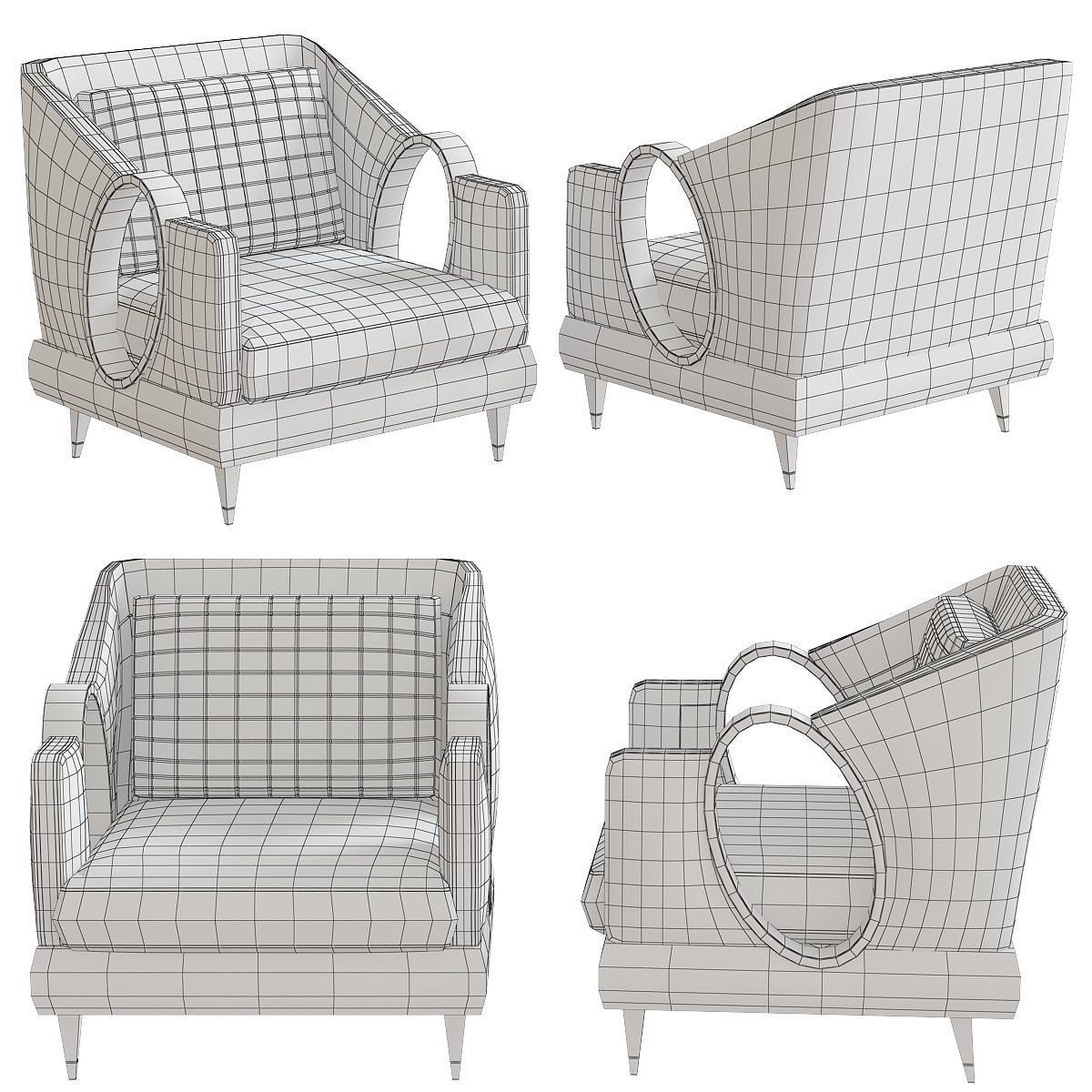 ULYSSE LA-747 3d model Low-poly 3D model_1