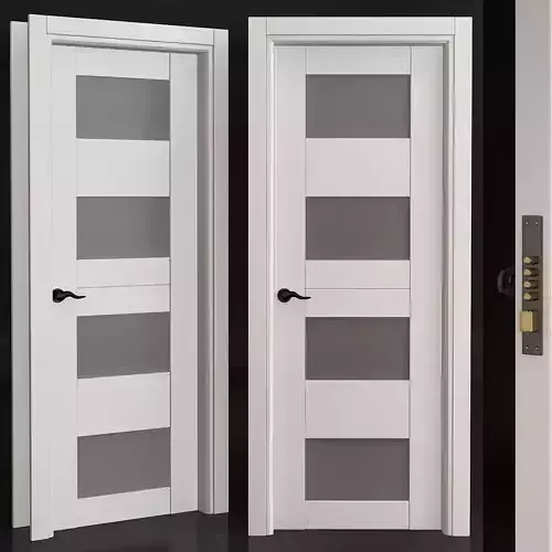 Bianco Noble Belldinni Modern Interior Door 3d model