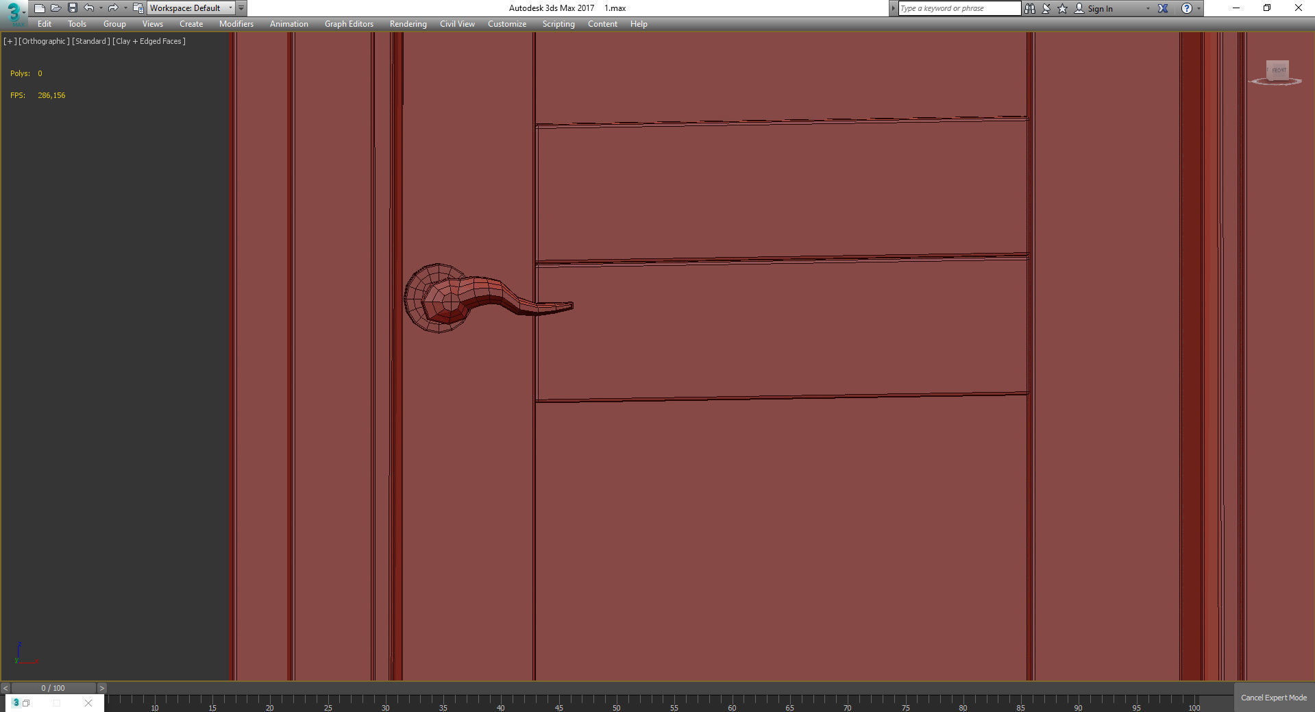 Bianco Noble Belldinni Modern Interior Door 3d model Low-poly 3D model_4