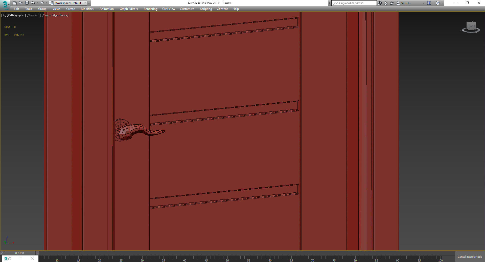 Alda Gray Oak Belldinni Modern Interior Door 3d model Low-poly 3D model_4