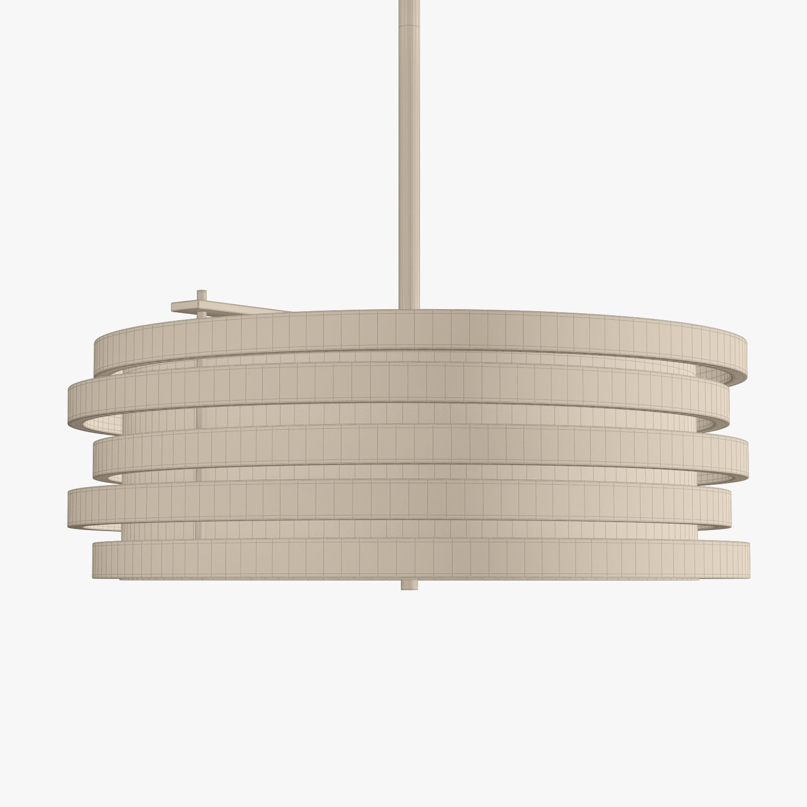 Kichler Roswell Three Light Pendant 3D model_6