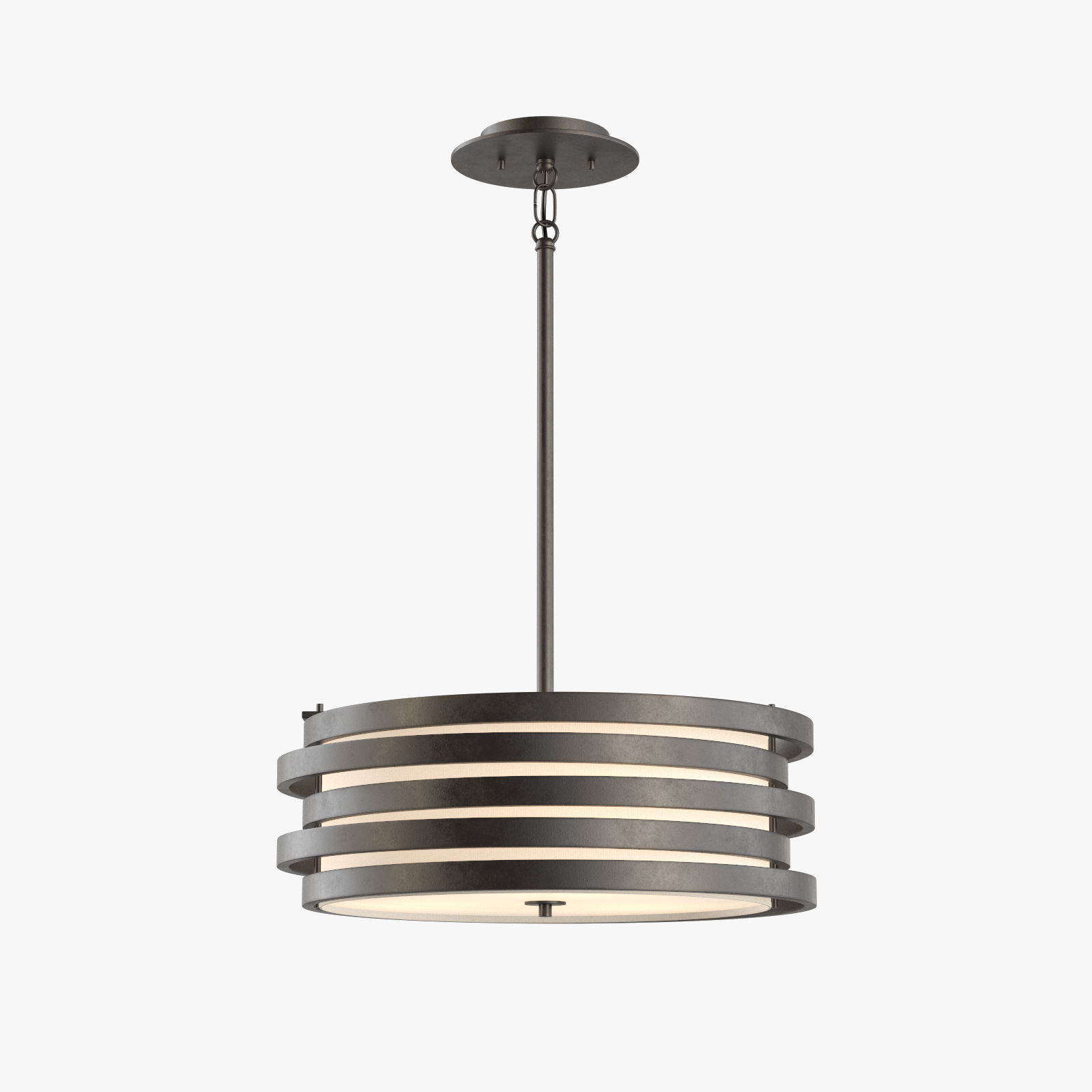Kichler Roswell Three Light Pendant 3D model_1