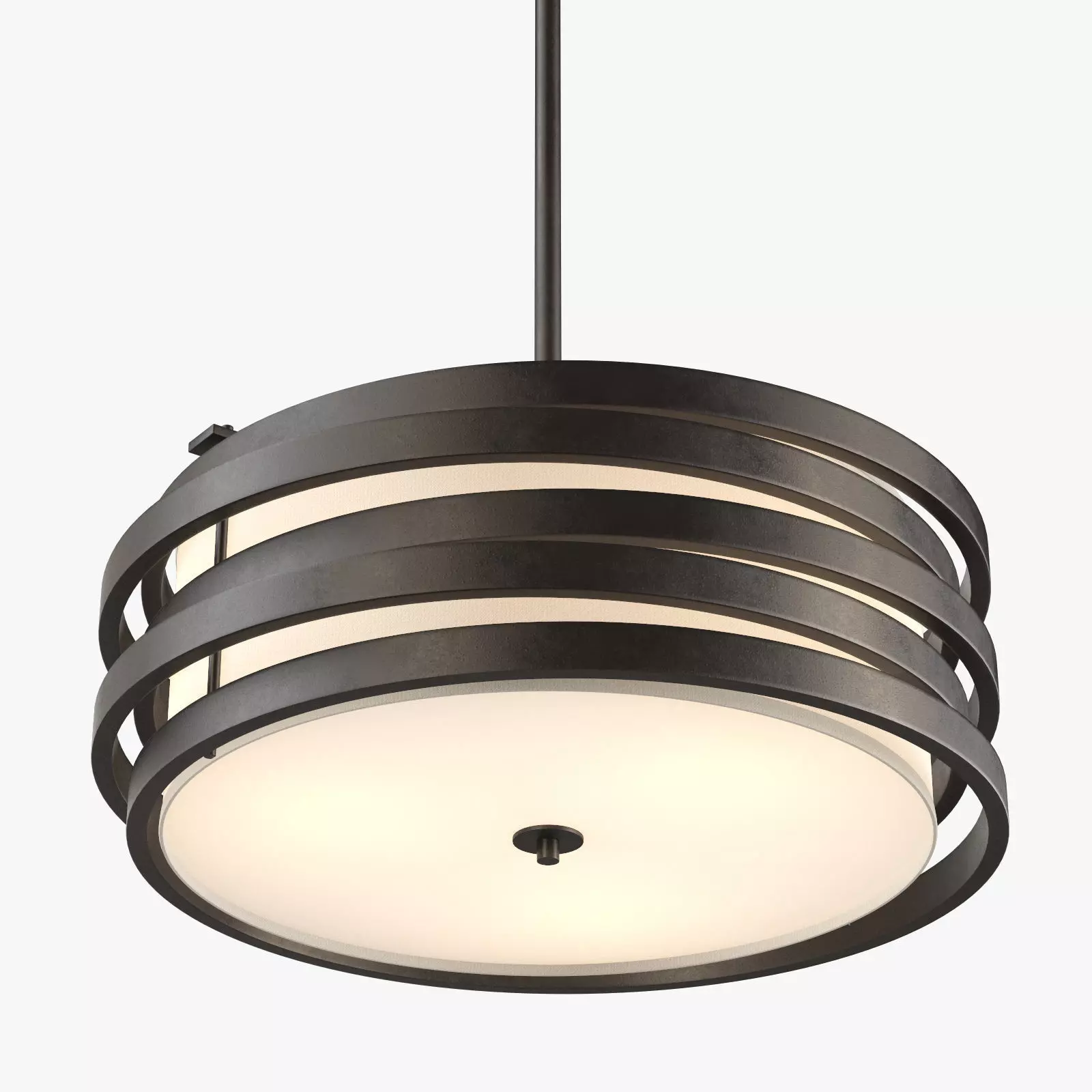 Kichler Roswell Three Light Pendant 3D model_0