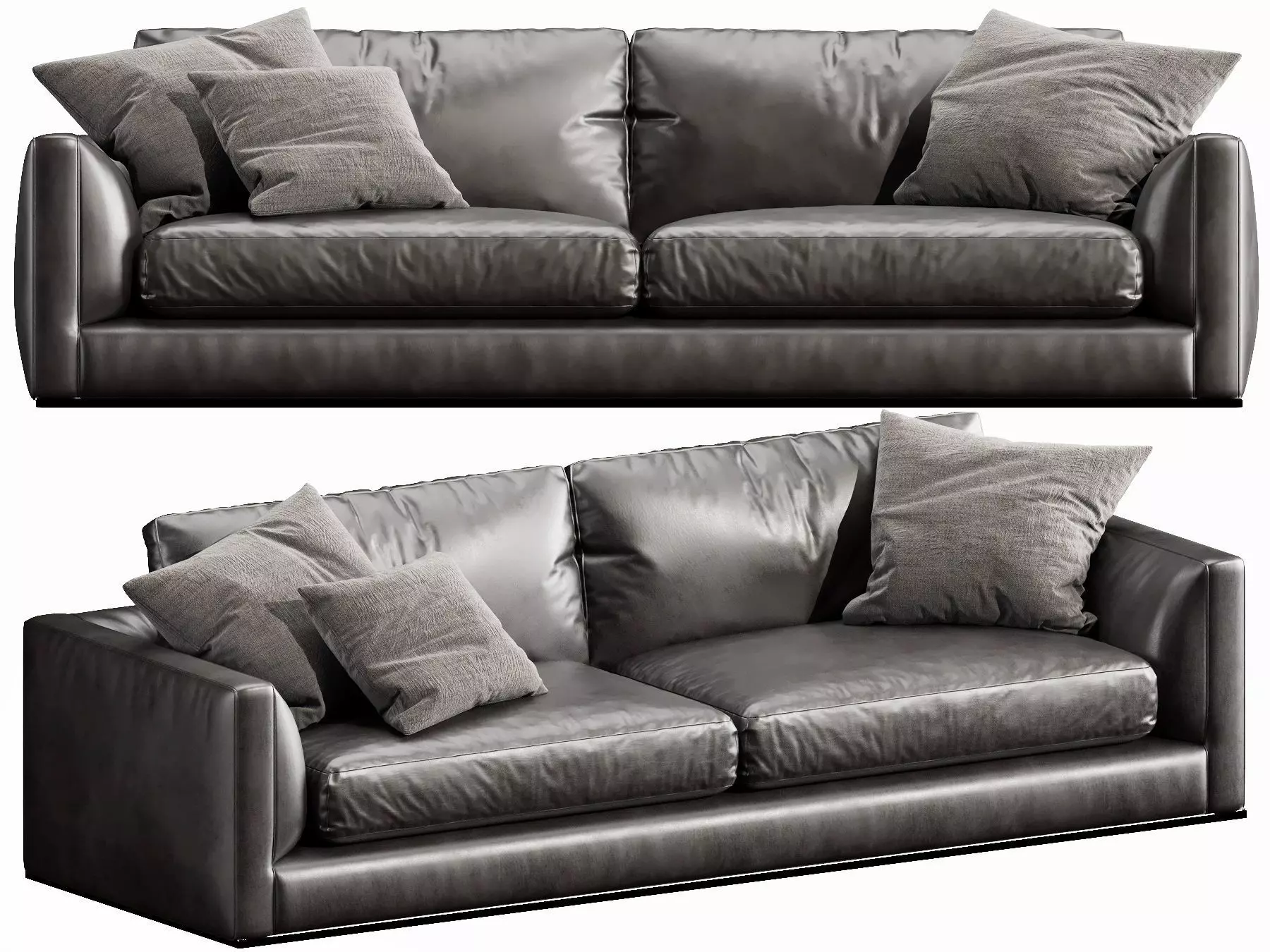 BB Italia Richard Sofa 3D model_0