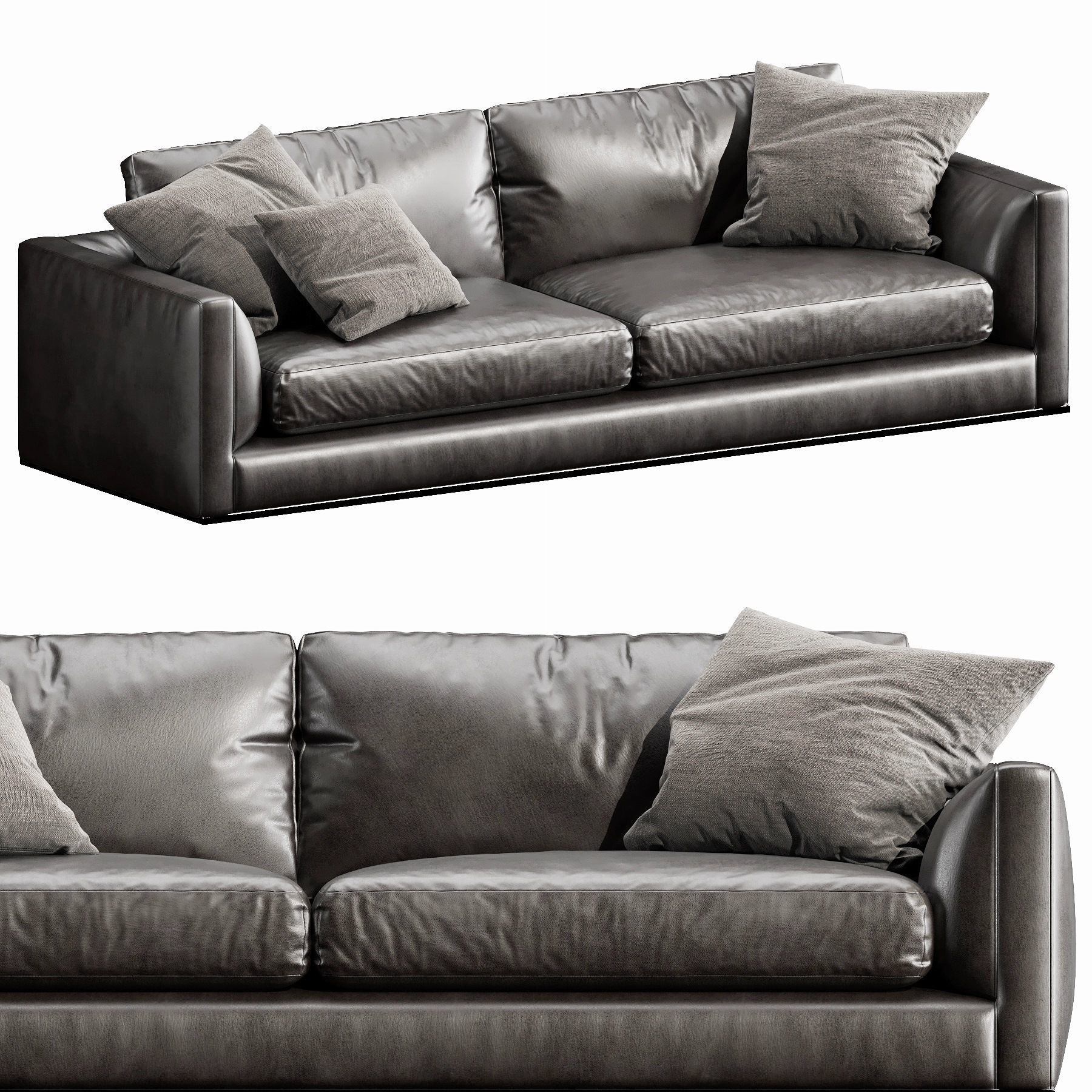 BB Italia Richard Sofa 3D model_3