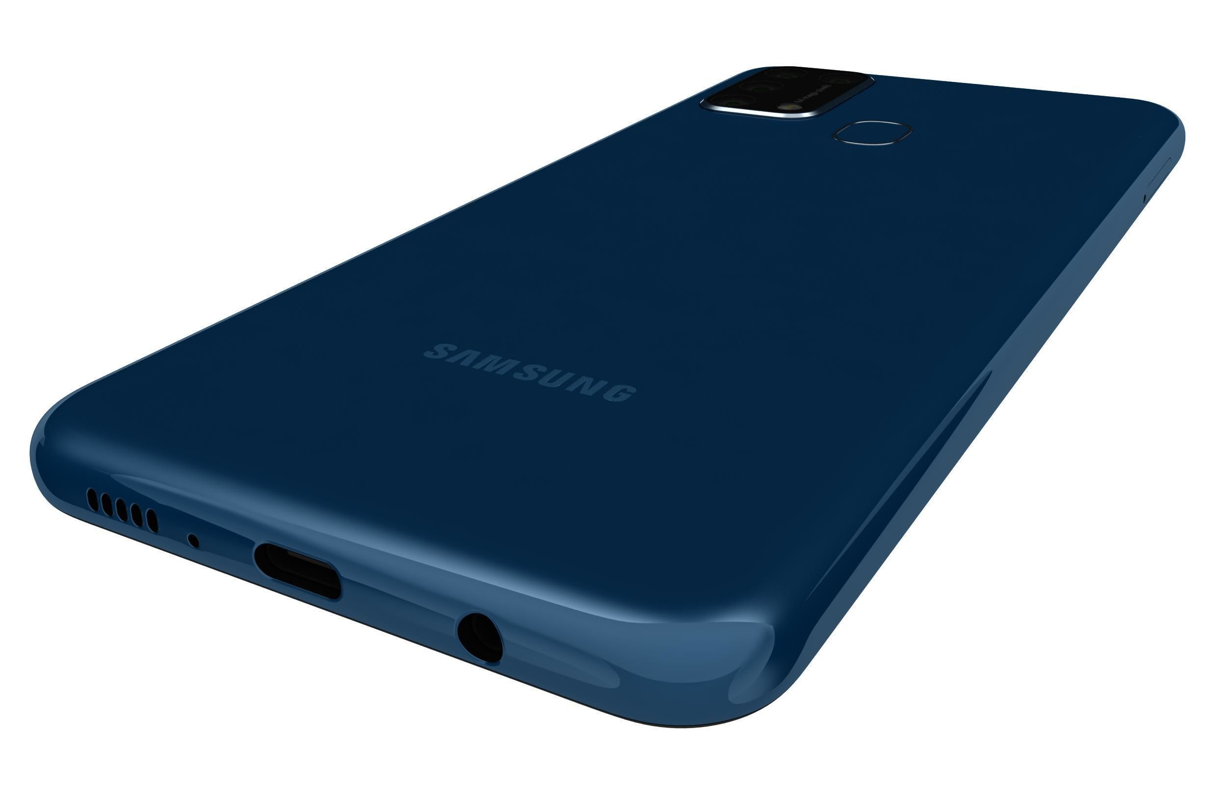Samsung Galaxy M31 Blue 3D model_12