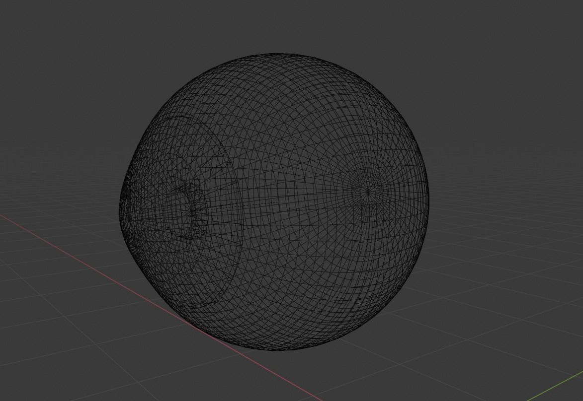 Human eyes fantasy style Low-poly 3D model_8