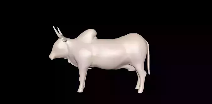 Bull- High poly bull