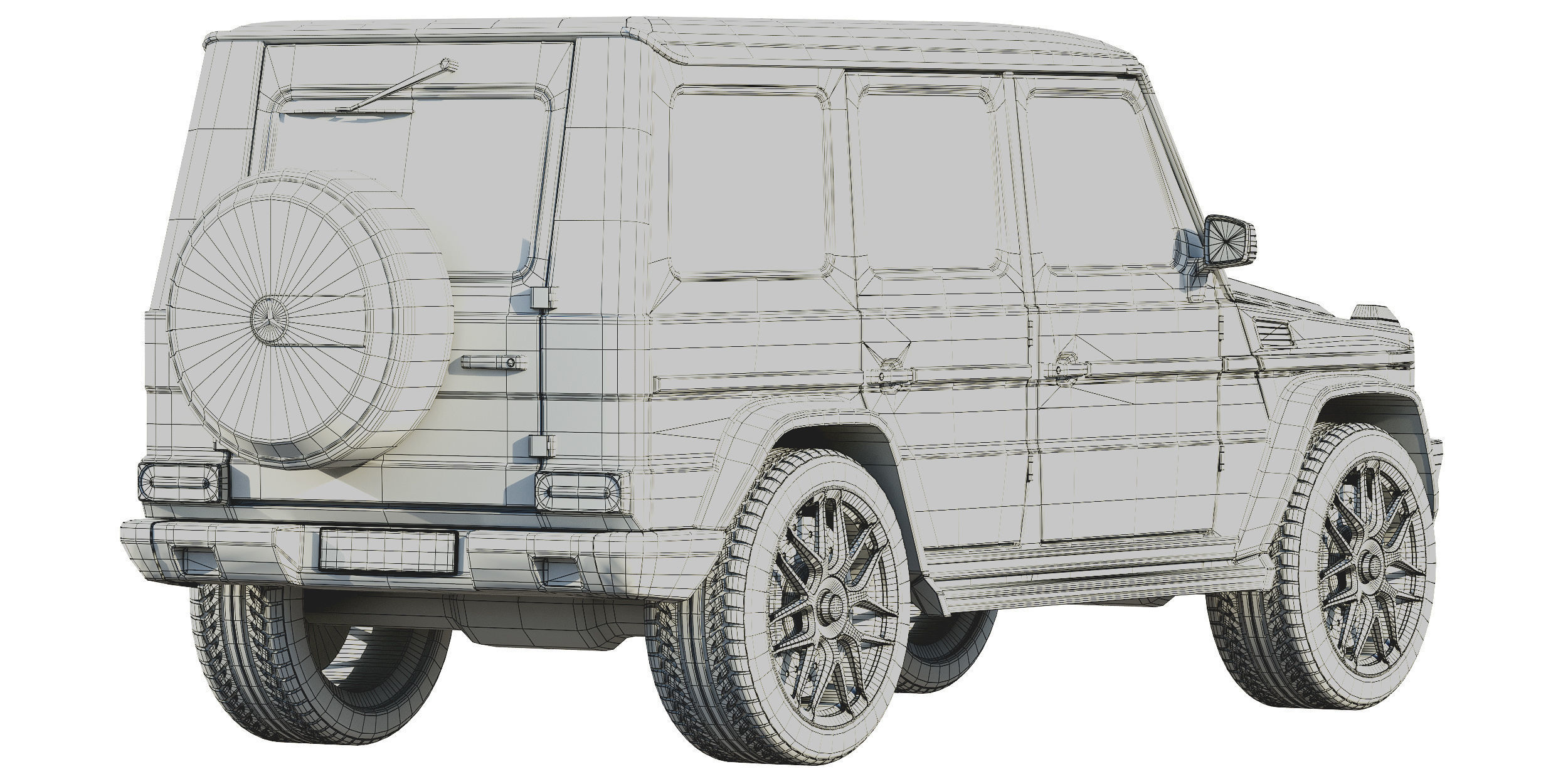Mercedes-Benz G-Class 3D model_16