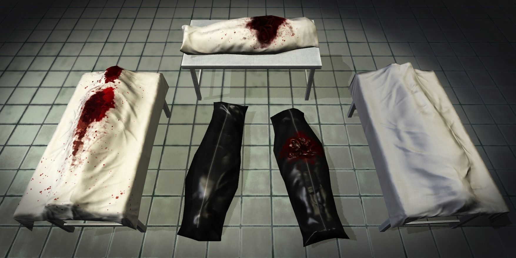 Body Bags Pack Low-poly 3D model_4
