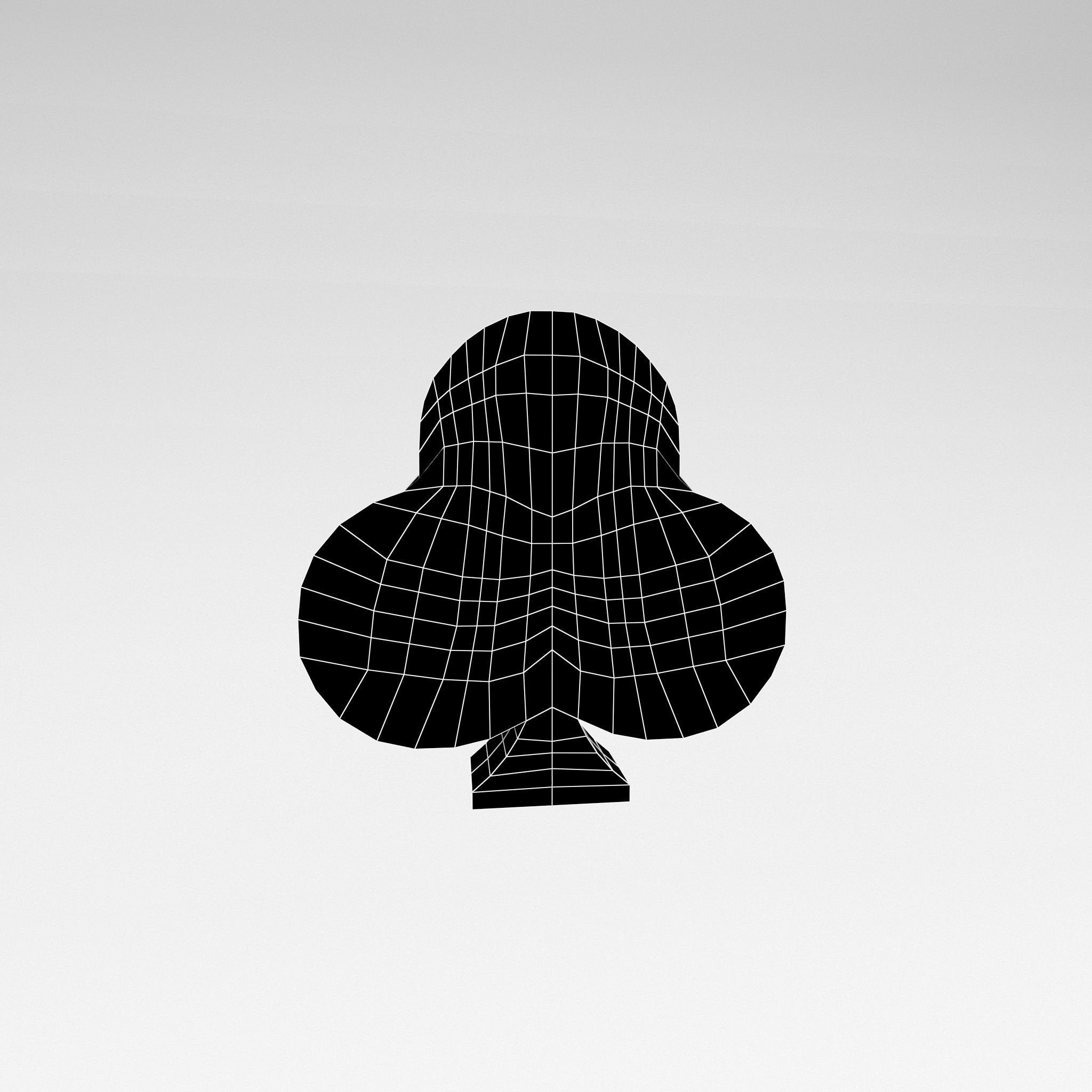 Poker Card Club v1 001 Low-poly 3D model_4