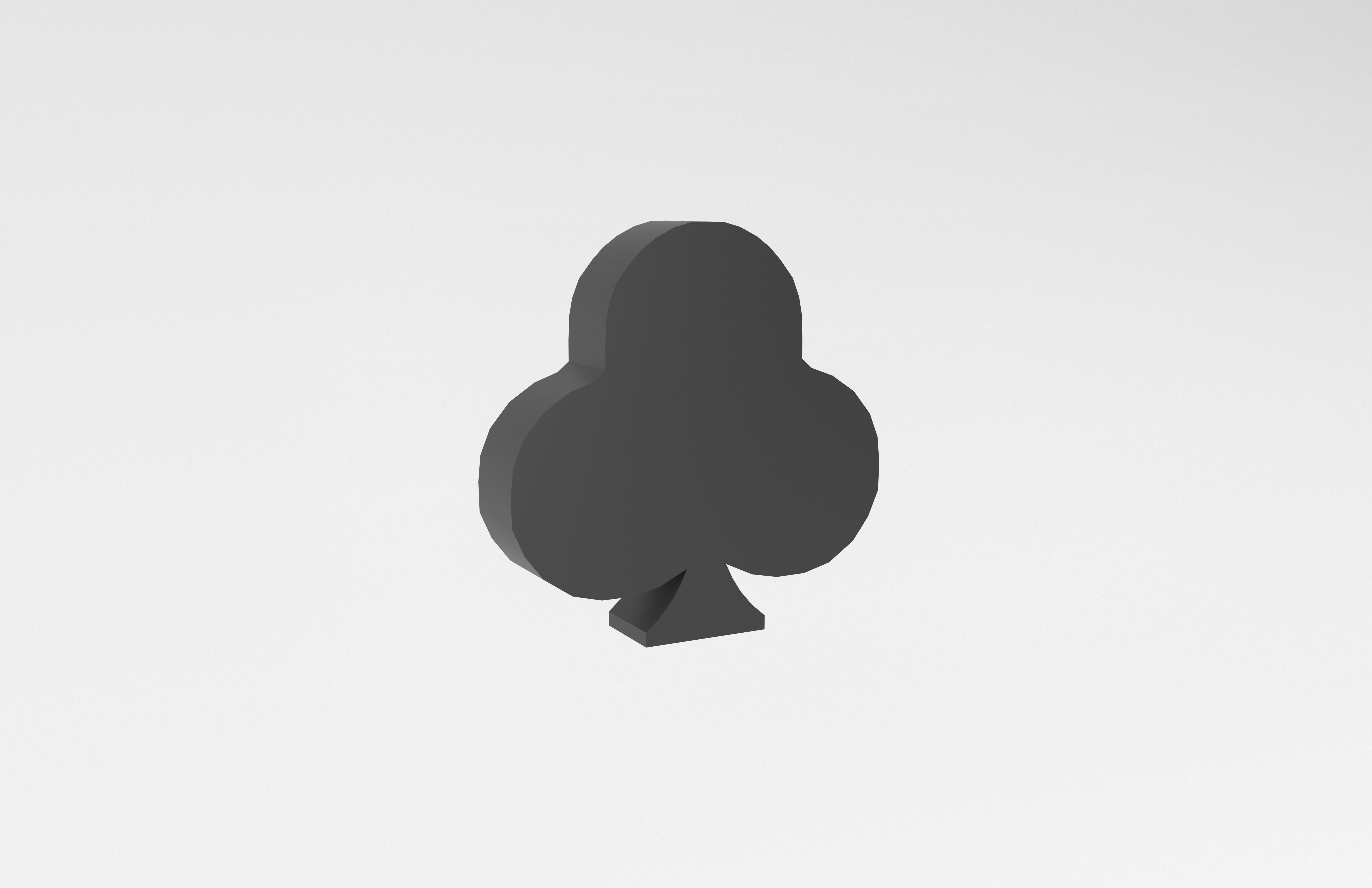 Poker Card Club v1 001 Low-poly 3D model_3