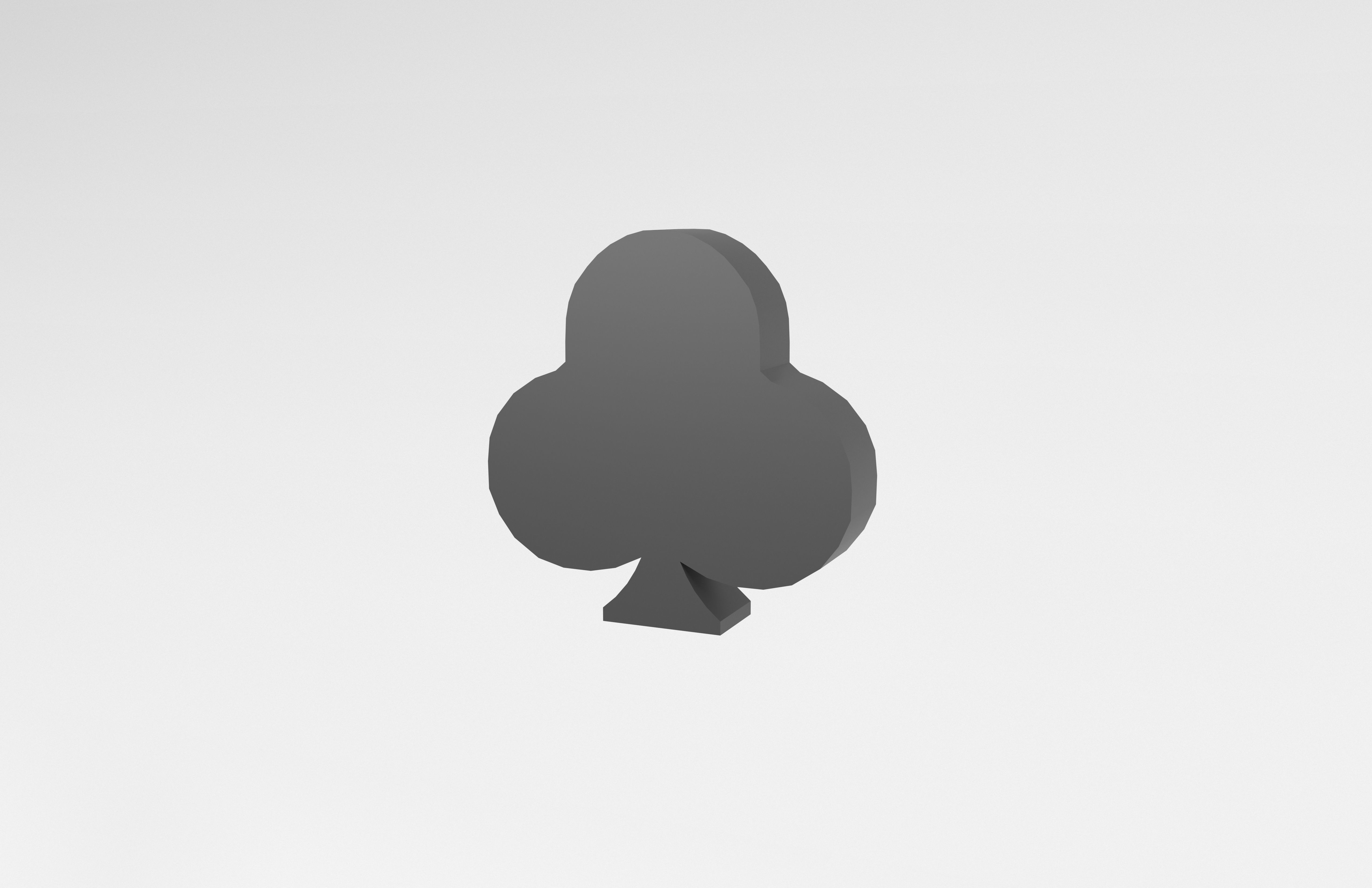 Poker Card Club v1 001 Low-poly 3D model_2