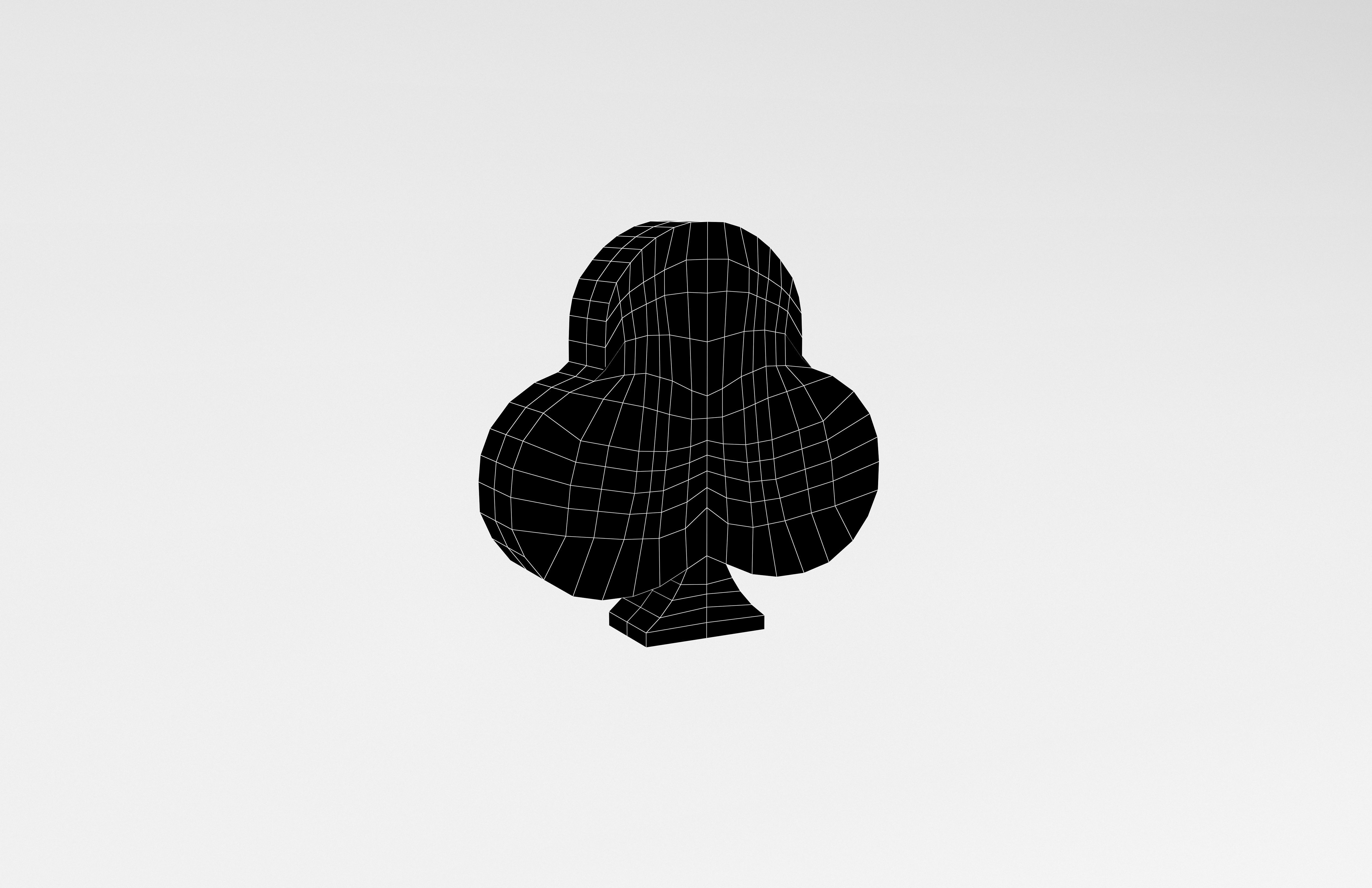 Poker Card Club v1 001 Low-poly 3D model_7