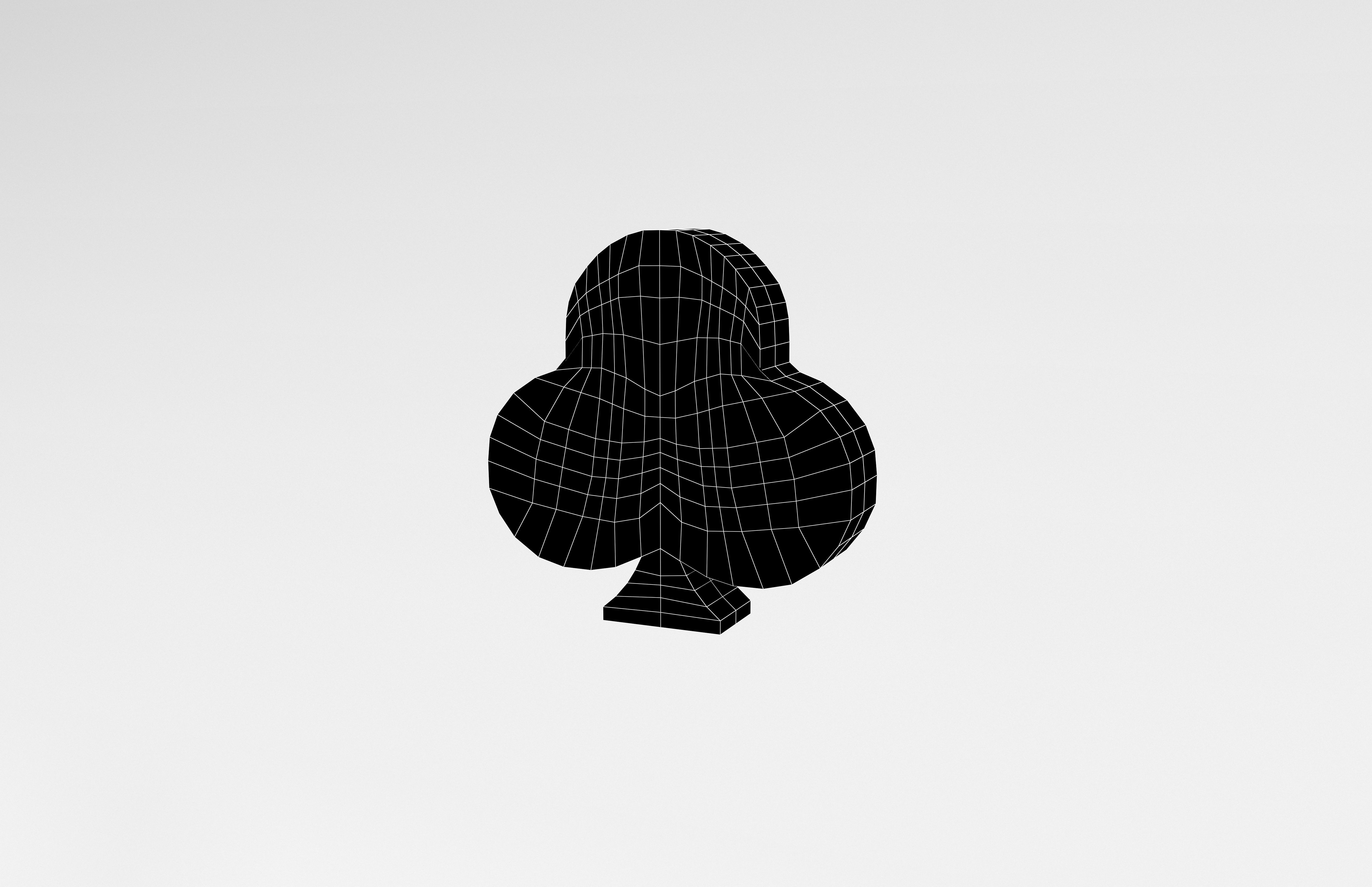 Poker Card Club v1 001 Low-poly 3D model_6