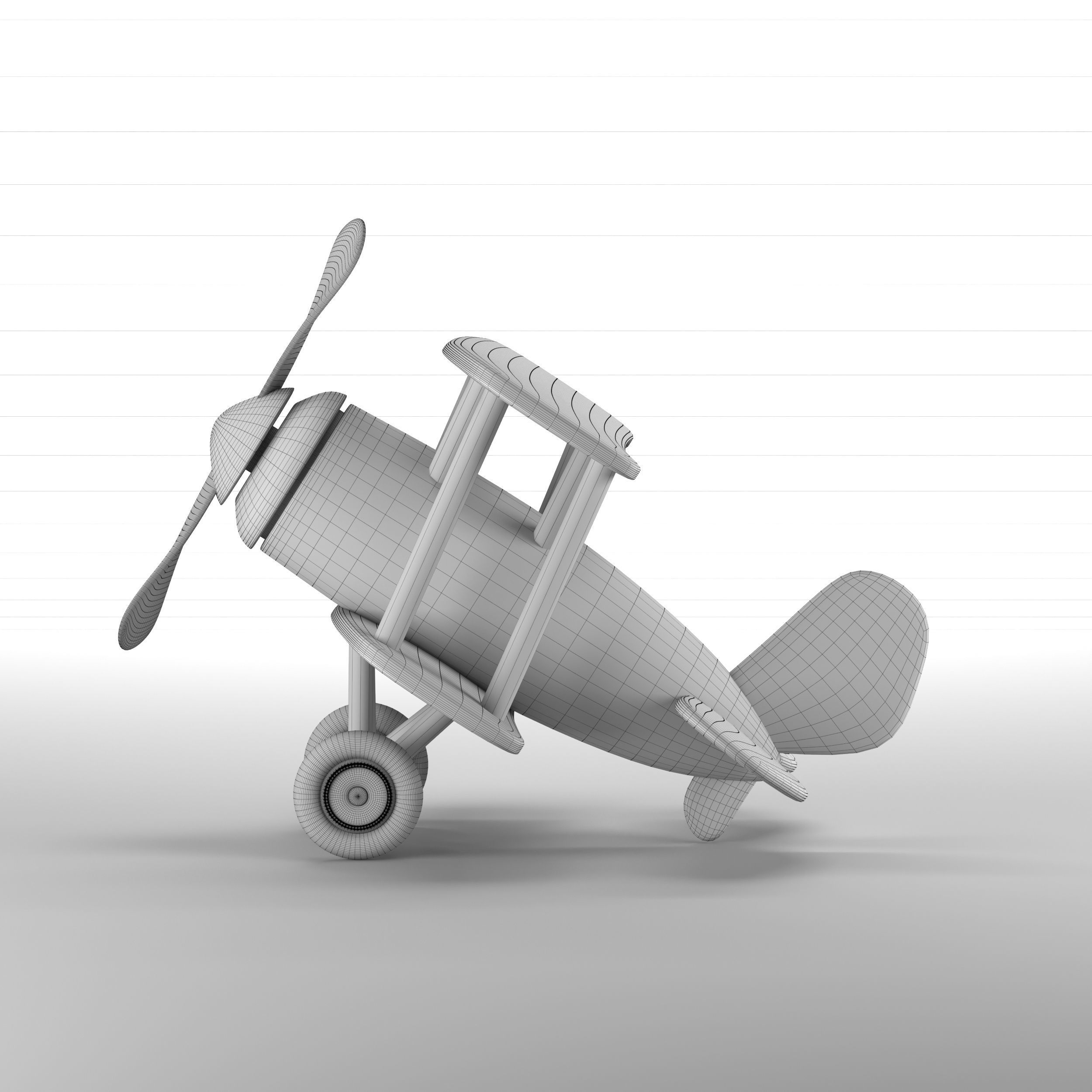 baby airplane 3D model_12