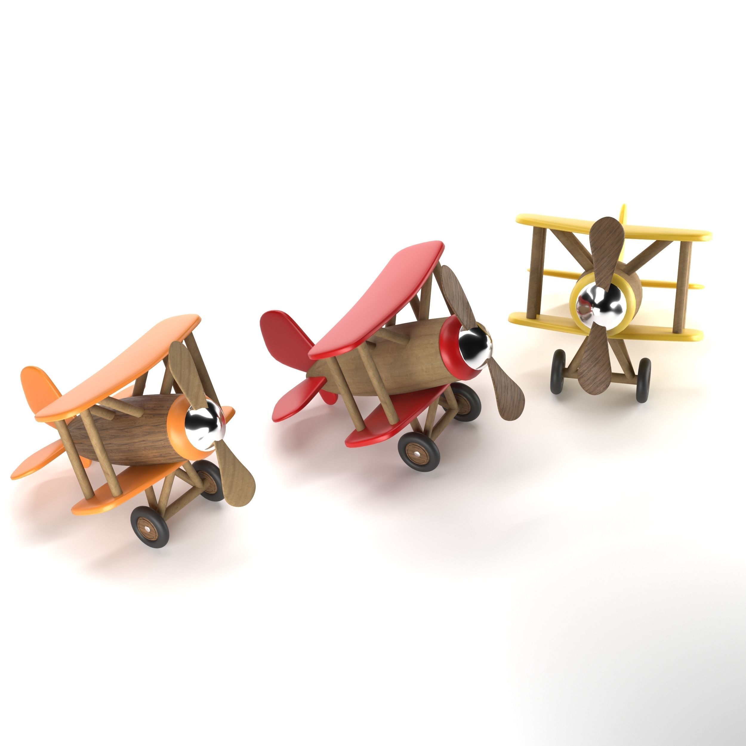 baby airplane 3D model_22
