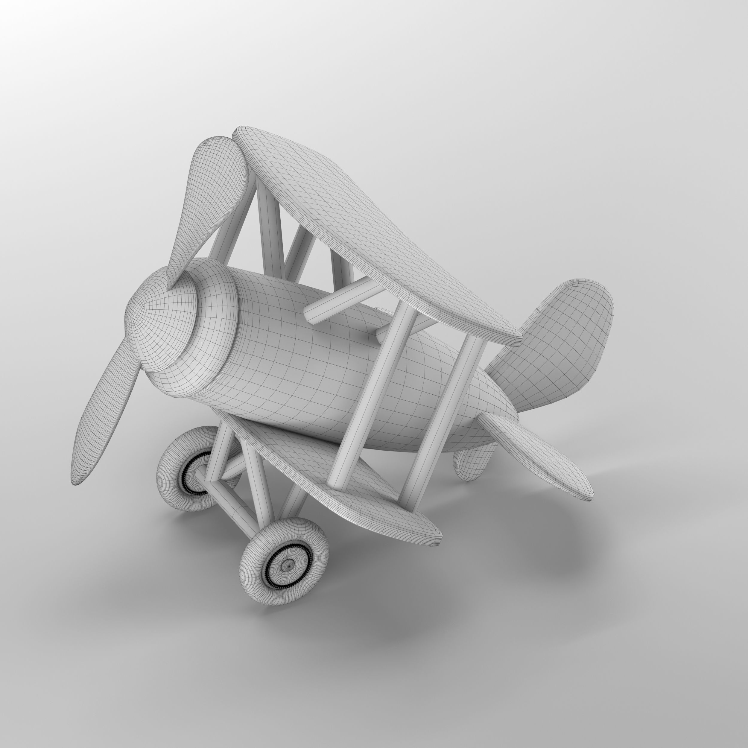 baby airplane 3D model_21