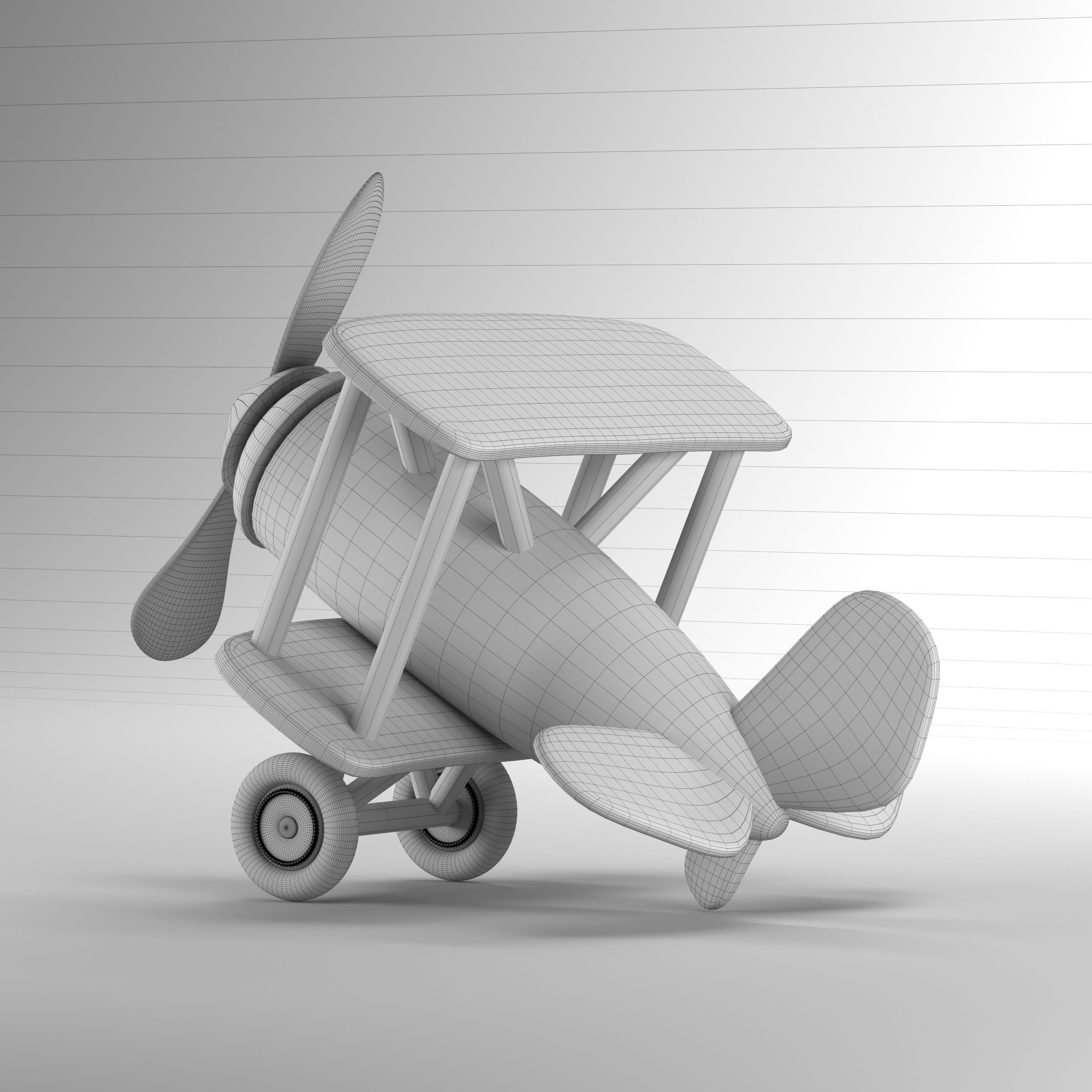 baby airplane 3D model_20